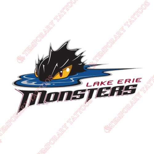 Lake Erie Monsters Customize Temporary Tattoos Stickers NO.9063